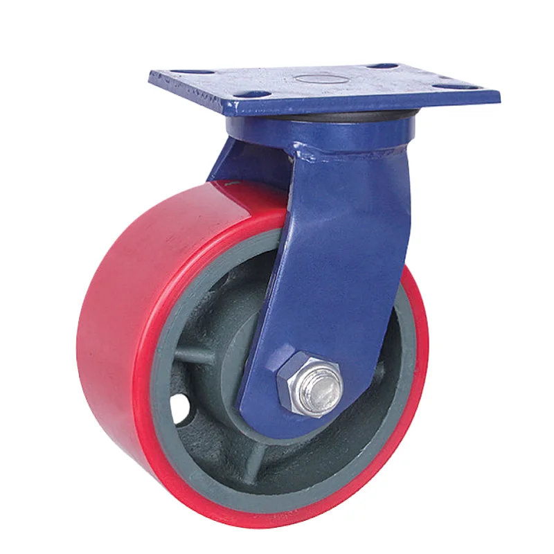 2 4 5 tons load heavy duty industrial caster wheel  pu scaffoldn heavy duty 5 ton industrial caster wheel 8 in