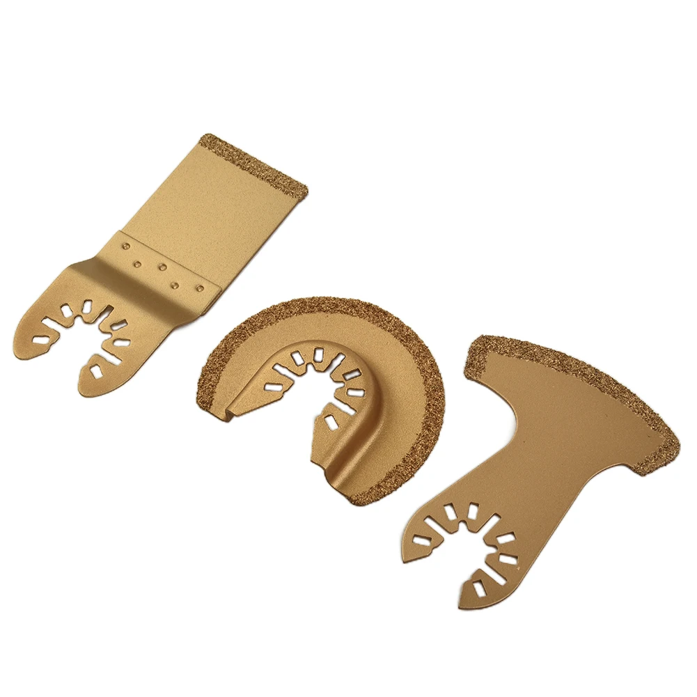 Convenient Multi Tool Saw Blade Kits Oscillating Oscillating Multi Tool Segment 3pcs/Set Tile Grout Tile Grout Cutter
