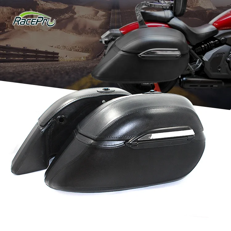 

Universal Motorcycle Side Box Leather Tail Box Rear Case Motorbox Pannier Case Suitable for Honda Suzuki Kawasaki Harley Yaha