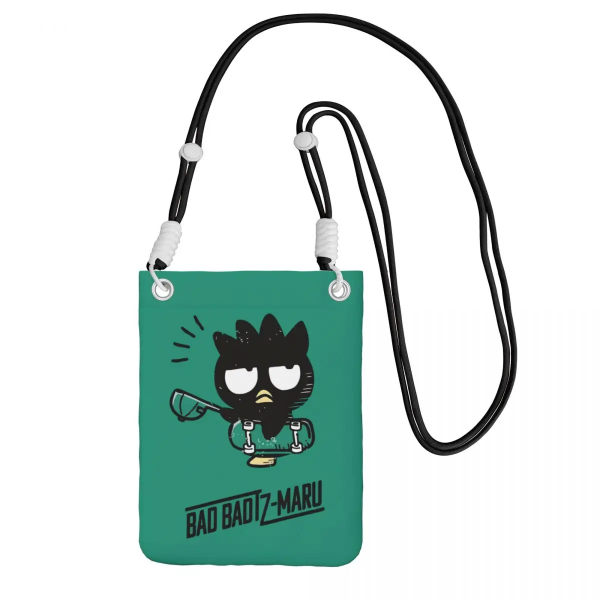 

Custom Cool BADBADTZ-MARU Mobile Phone Bag Men Women Cool Penguin Shoulder Crossbody Bag Shopping Detachable Shoulder Strap