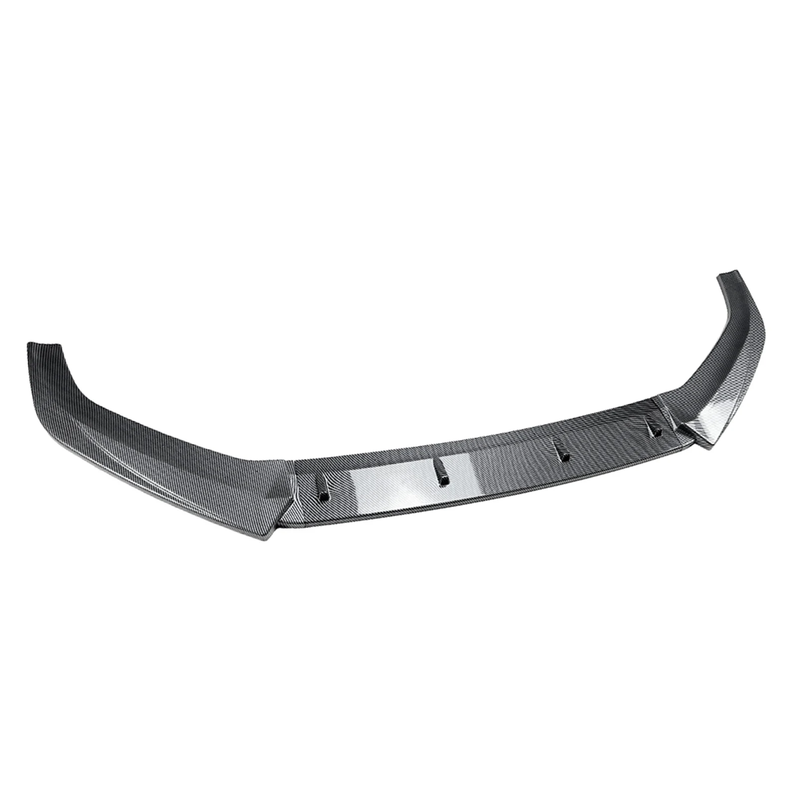 Carbon Fiber Look/Gloss Black Lower Splitter Protector Blade Front Bumper Spoiler Lip For Audi A5 S5 Sline F5 2017-2020