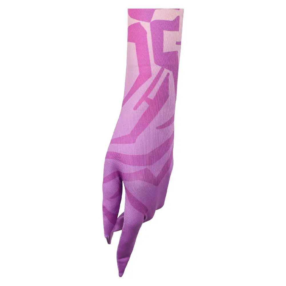 Demon Hunter of KPop Rumi Cosplay Purple Gloves with Sleeve Long Gloves Costume Accessories Women Halloween Carnival Party Props - Image 6