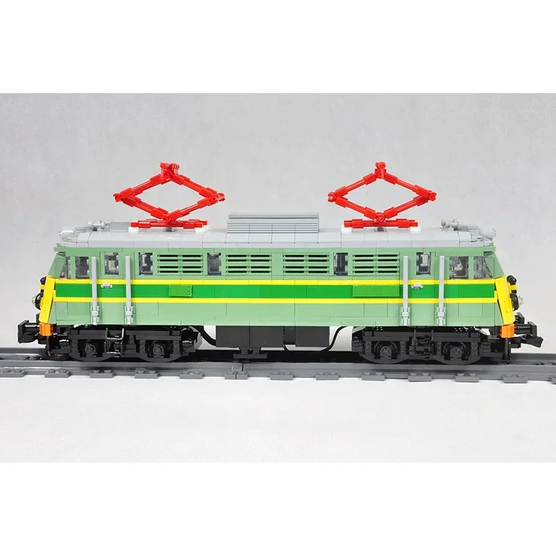 Moc Building Blocks City Service Car PKP EU07 Locomotive Model Technology Bricks DIY Assembly Popular trains in Poland Toy Gift