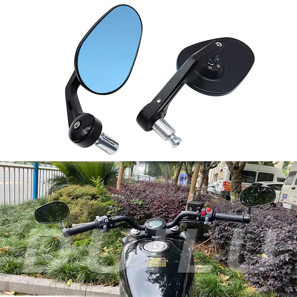 

Motorcycle 7/8" Handle Bar End Rearview Mirrors For 890 250 390 690 790 1290 125 For CFMOTO 700 CLX CLX700 CF700 Side Mirror
