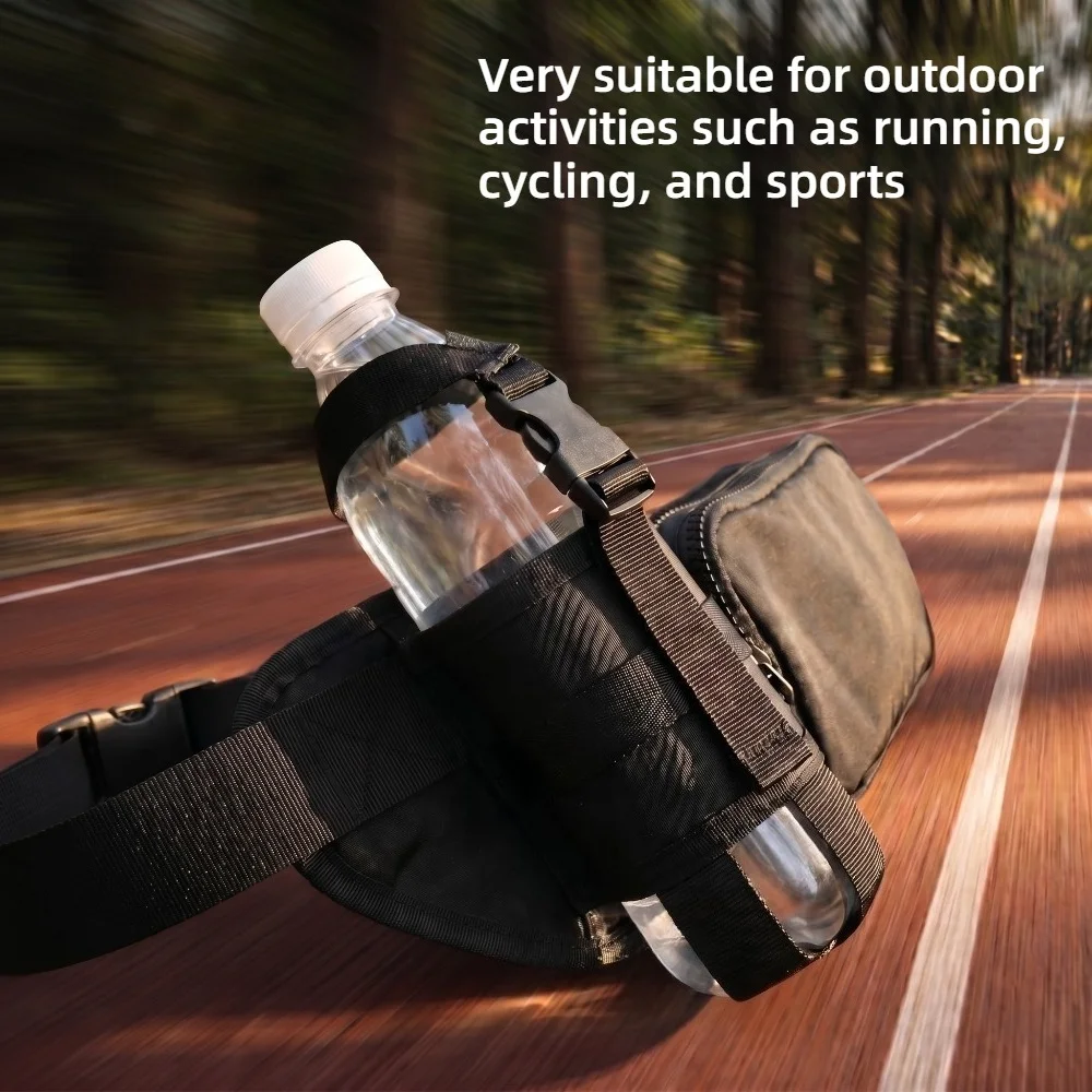 Sports Waist Bag Outdoor Water Bottle Shoulder Bag Nylon Ultra-Light Running Waist Bag Cycling Waist Bag, Mobile Phone Waist Bag
