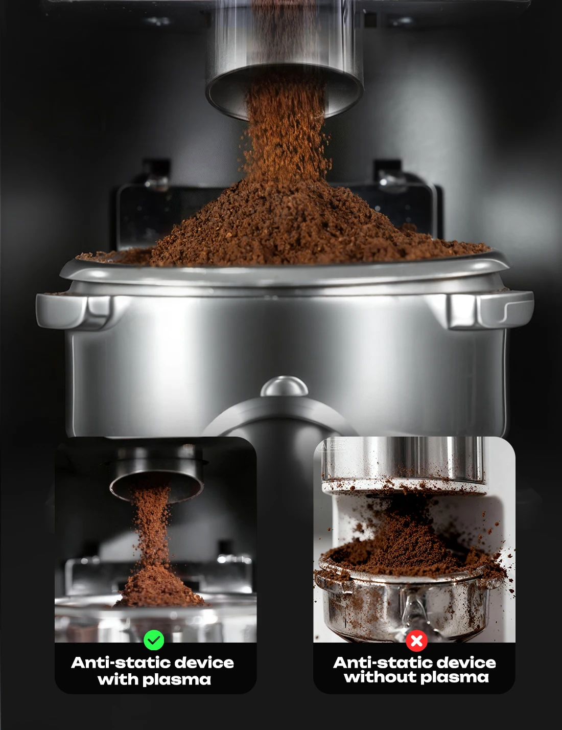 HiBREW G3 Plus 48mm Konische Mahlscheiben Elektrische Kaffeemühle Kompakte Tragbare Kaffeebohnenmühle für Espresso und Türkischen Kaffee – Detail 33