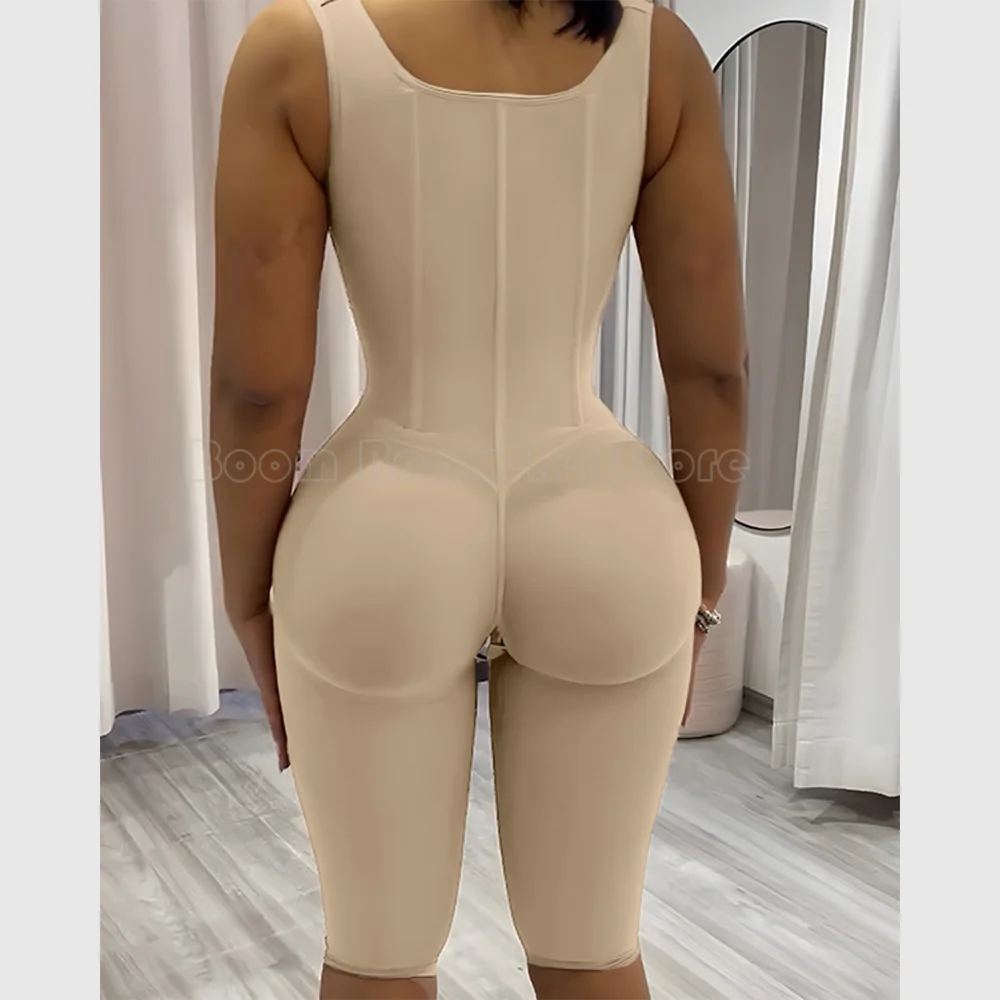 High Compression Body Shapewear for Women Fajas Colombianas Postpartum Girdle BBL Postoperative Bodysuit Plus Size Stage 2