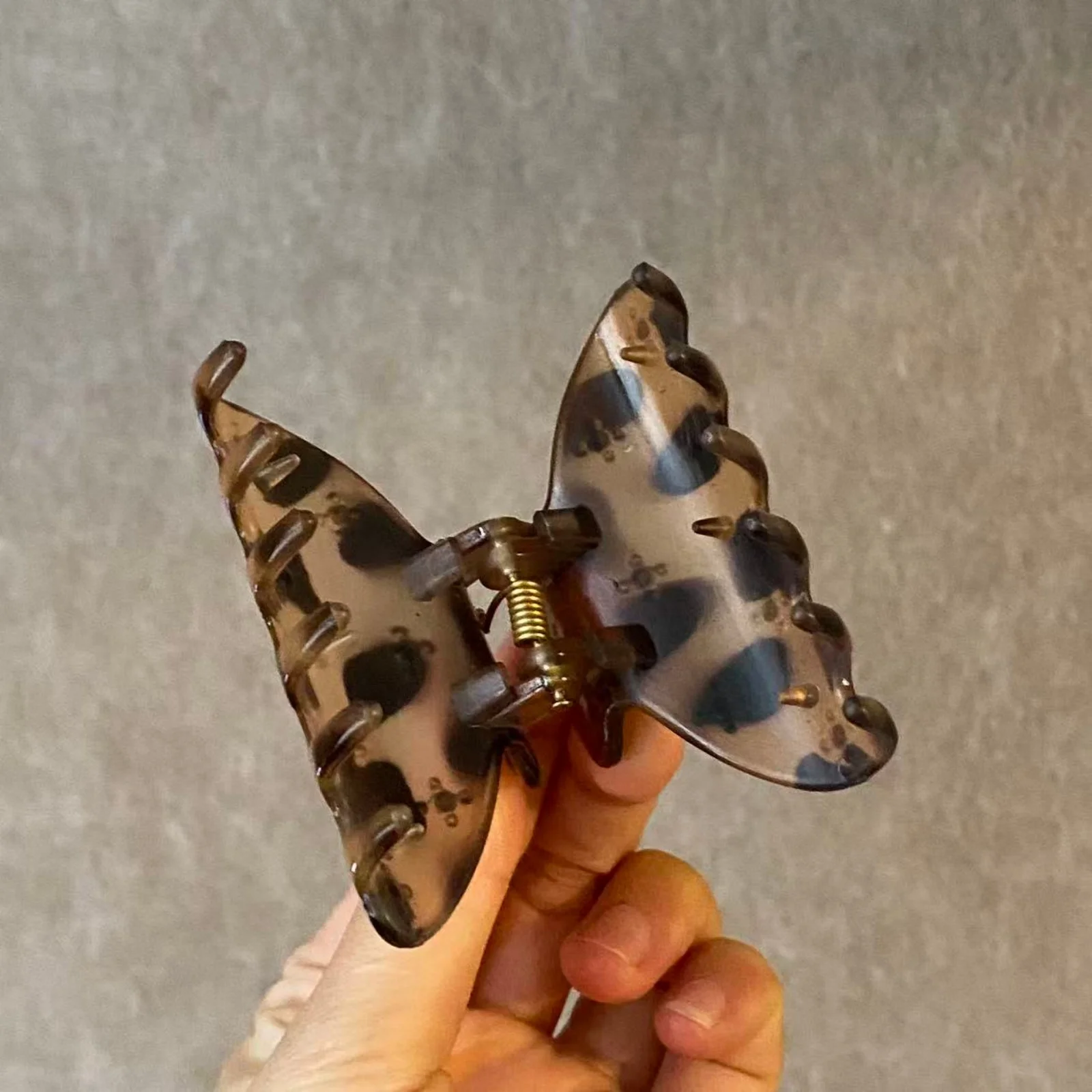 1 Stück Haarspange mit Strasssteinen, Vintage-Leopardmuster, elegante Haarklammern mit Kristallverzierung für Damen, Accessoires für den Alltag und für Partys. – Detail 7