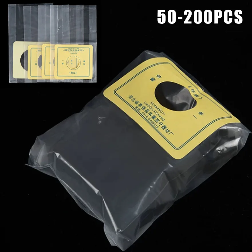 50-200PCS 12X21cm Plastic Colostomy Bags Self-Adhesive Colostomy Bag Ostomy Stoma Cut To Fit System Disposable Pouches