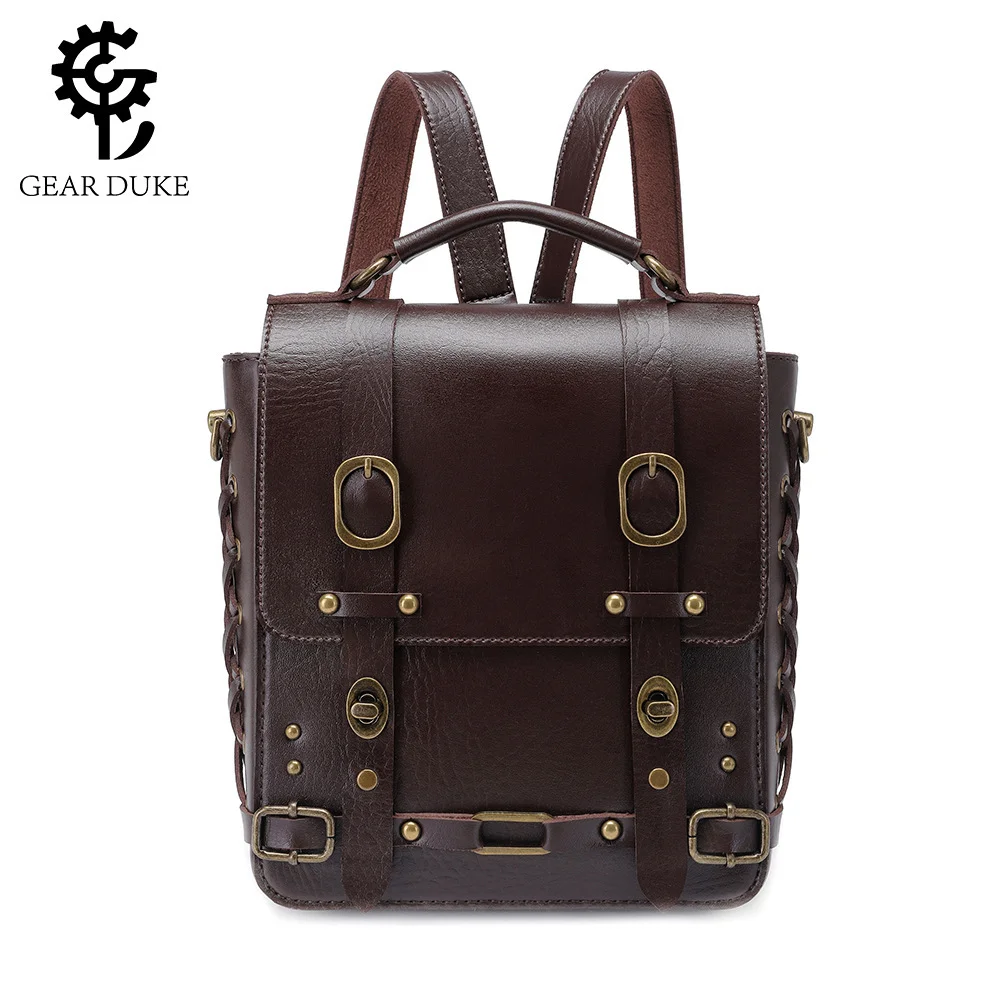 

European and American retro style new women's backpack niche chain single shoulder diagonal cross bag