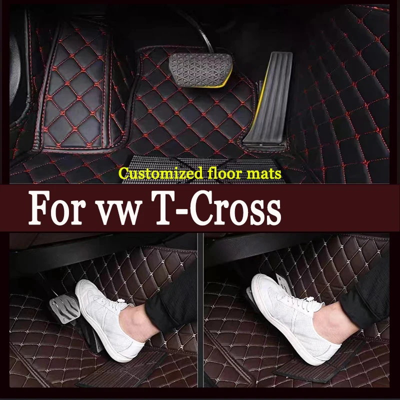 

Для VW vw T-Cross Tcross 2023 2022 2021 2020 2019 2018 автомобильные коврики, ковры, детали, чехлы, авто аксессуары для интерьера