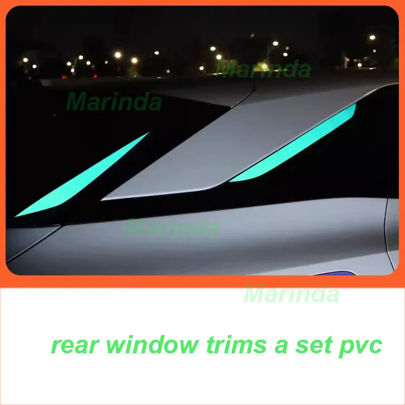 Car Wheels Reflective PVC Stickers for Changan Deepal S7 2023 Handle Strip Rearview Mirror Door Side Trim Exterior Accessories