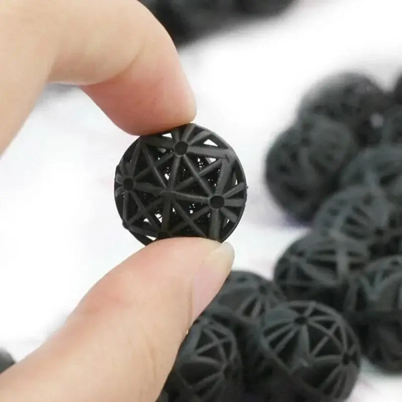 50Pcs 16mm Aquarium Bio Filter Balls Fish Tank Pond Filtration Media Biochemical Water Cleaning Filters Marine Accessories Set - view 3