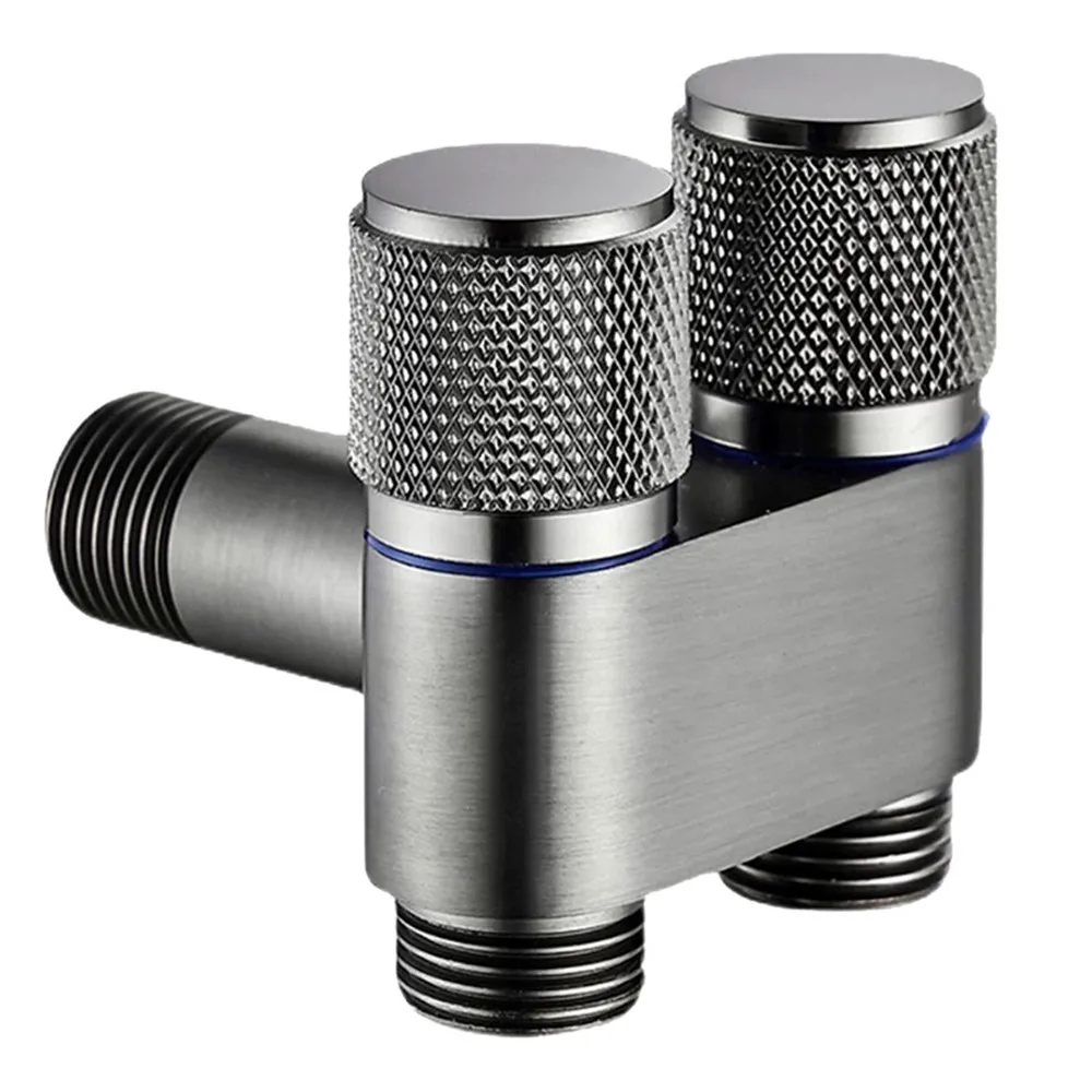 Tuqiu Gun Gray Hand Held Bidet Sprayer Douche Toilet Kit Brass Shattaf Shower Head Copper Valve Set Jet Bidet Faucet Set