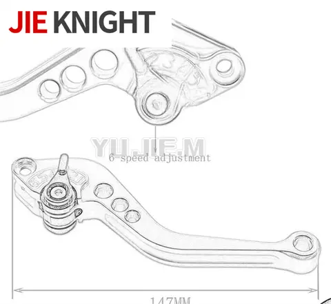 YBR 125 2005-2014 क्लच लीवर YBR125 ब्रेक लीवर के लिए फिट करें 6 best sales यामाहा वाईबीआर - №2