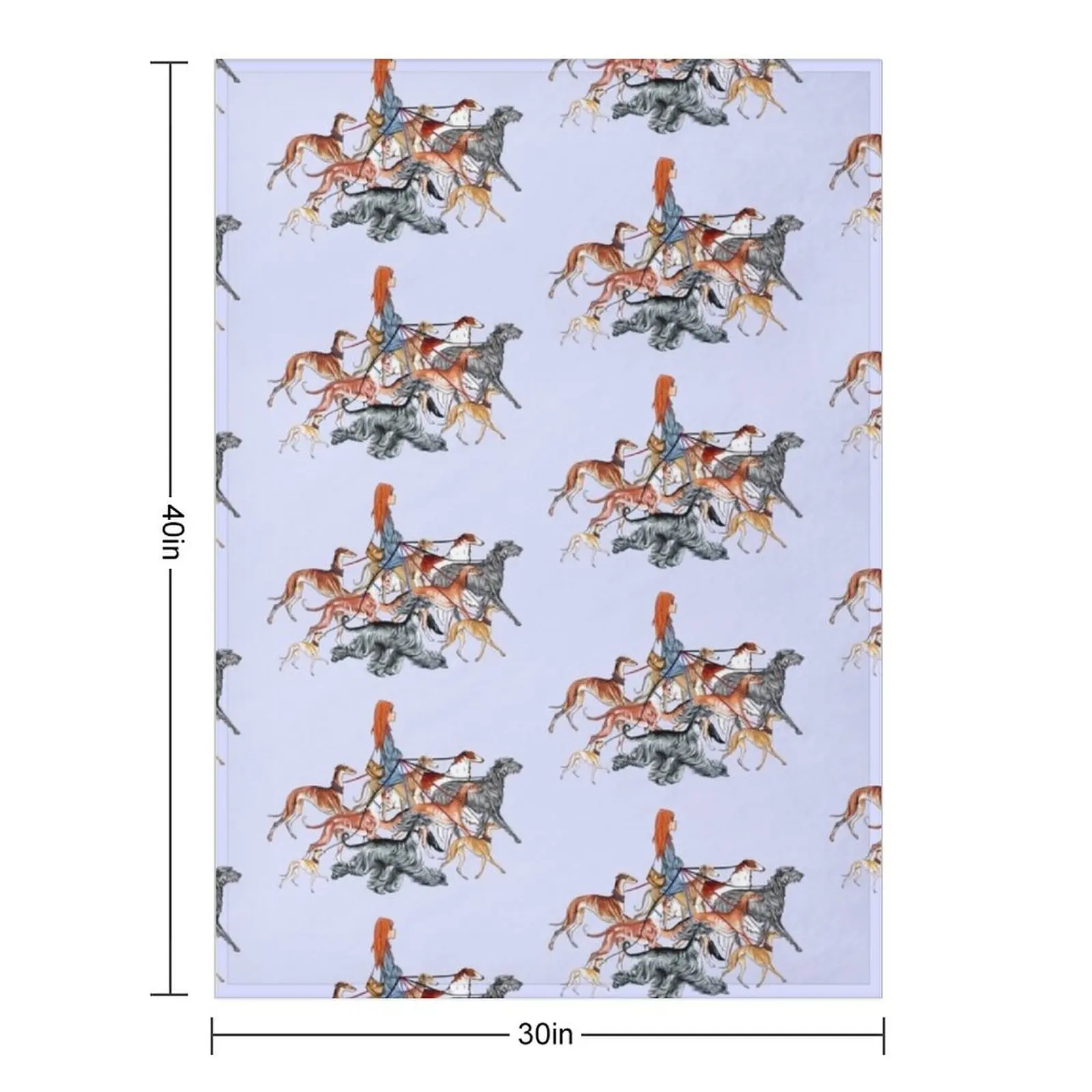 Walking the Sighthounds. The Original! (Artist - chepea2) UNDER ANY OTHER NAME, this is theft. Only buy here pleas Throw Blanket