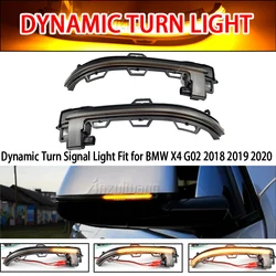 For BMW X3 G01 2018 2019 X4 G02 X5 G05 X6 G06 X7 G07 2020 Dynamic LED Turn Signal Light Side Rear Mirror Sequential Indicator