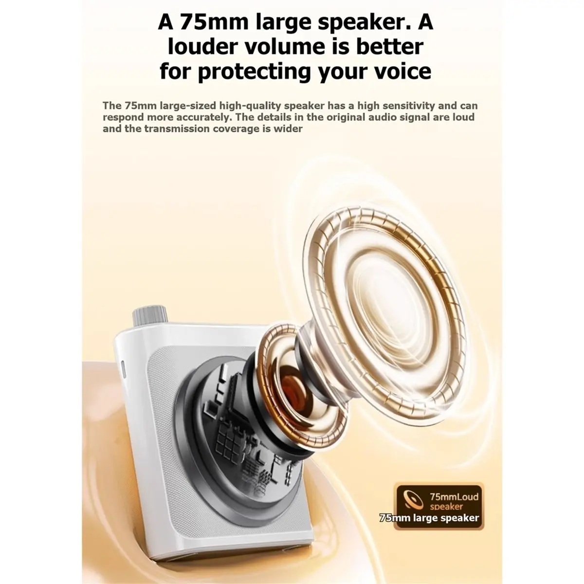 2026 NEW Wireless Magnetic Clip-on Voice Amplifier with Clip-on Microphone Portable Speaker Suitable for Teachers Speech Guide