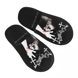 Mayhem Dead Black Metal House Slippers Anti-skid Cozy Household Fur Slippers Slides Indoor