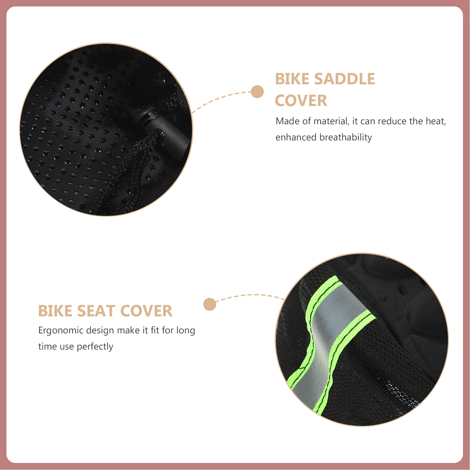 

Universal Mountain 3D Thick Sponge Silicone Cushion Most Bicycles Breathable Cooling Ergonomic Design For Saddle Cover