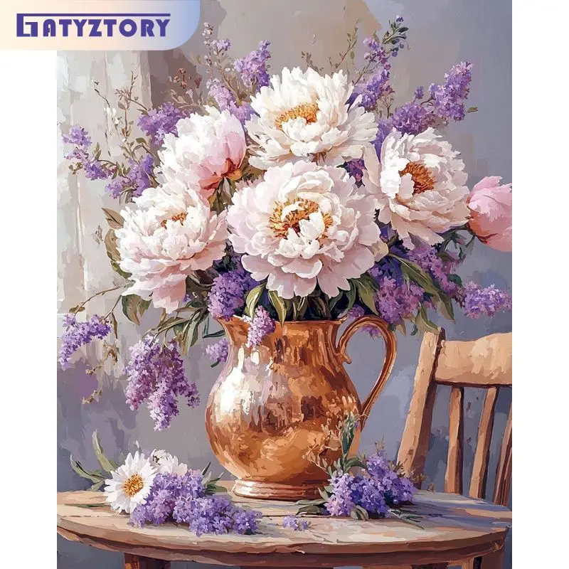 40X50Cm Vase Paint …