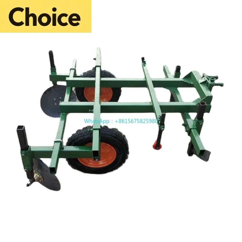 Mini Cultivator Four-wheel Mulching Machine, Walk-behind Farm Tool