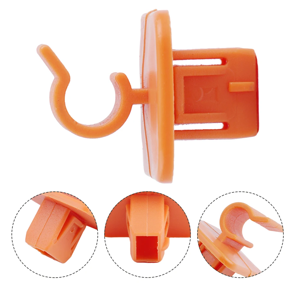 1 PCS Hood Bonnet Rod Stay Clip Bracket For Skoda Fabia Octavia MK2 04-13 1U0823570A Orange Plastic Material Small Size