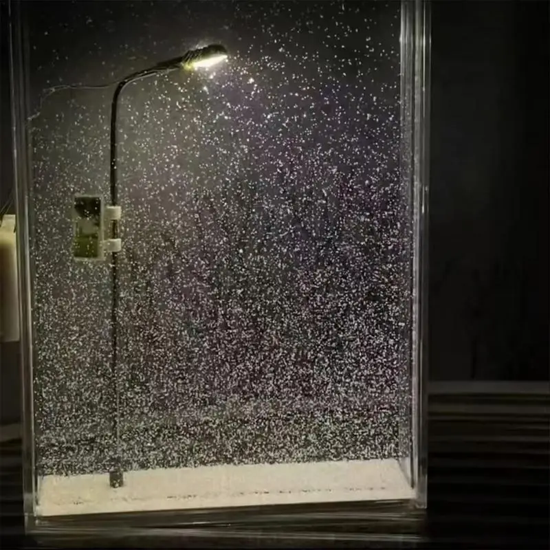 雪の常夜灯デスクライト、クリスマスクラフト、街路灯、街路灯の装飾、女の子の子供と大人のための芸術と工芸品
