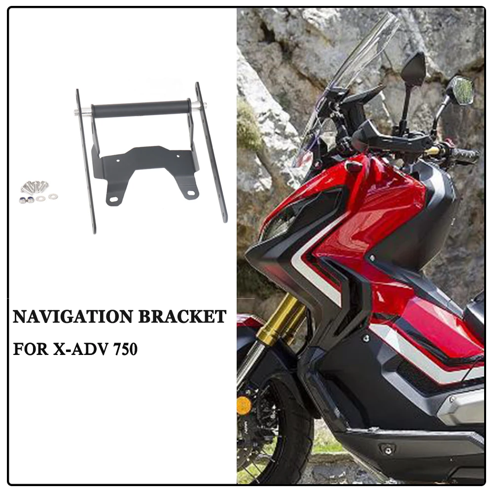 New Motorcycle Metals Accessories Navigation Bracket Holder Black For Honda XADV750 X-ADV750 XADV 750 X-ADV 750 xadv750