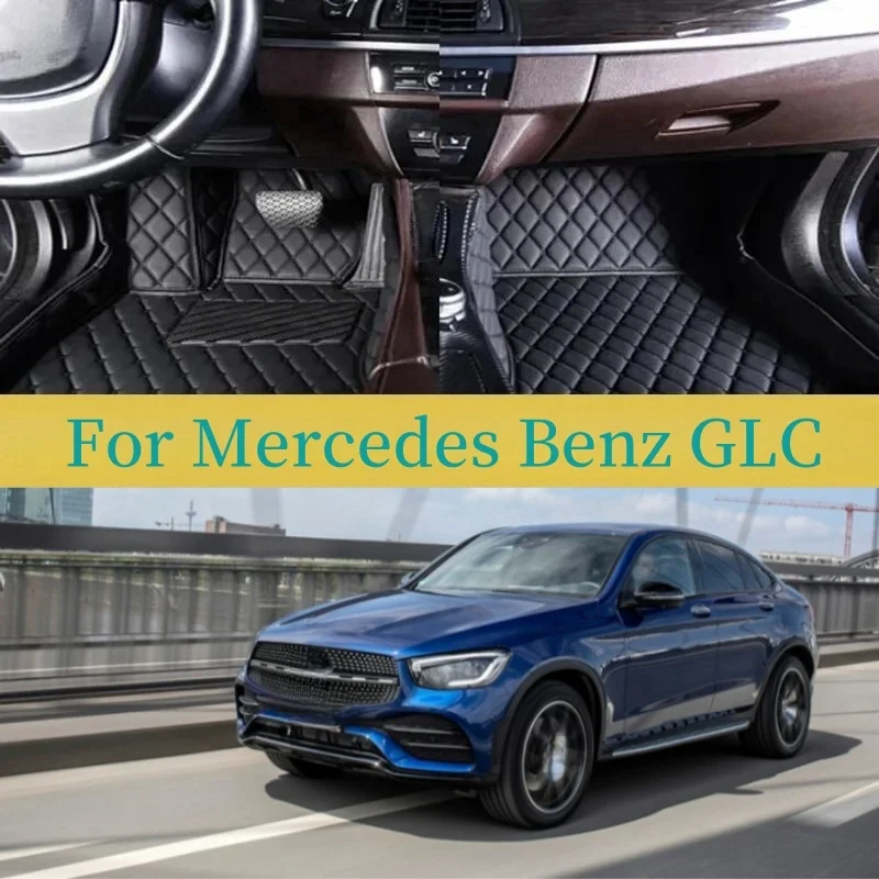 

Custom For Mercedes Benz GLC X253 GLC-Coupe C253 Car Foot Pads Protective Pad Auto Floor Mats Automobile Carpet Accessories