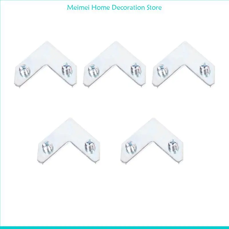 

H7BF Pack Of 50 High Strength Metal Frame Hangers With Screws Suitable For Large Frames In Bedrooms Or Offices