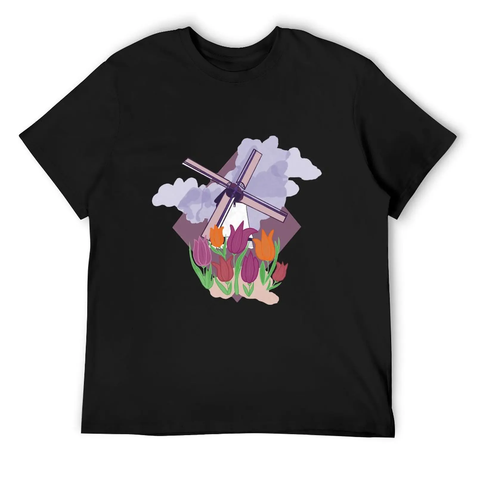 

Netherlands Spring Tulips T-Shirt Funny t-shirts football t shirt croswit shirt man mens fashion