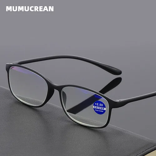Imagen 1 del producto Gafas de lectura TR90 antiluz azul para hombre, gafas de lectura ultraligeras para mujer, gafas de luz azul para personas mayores