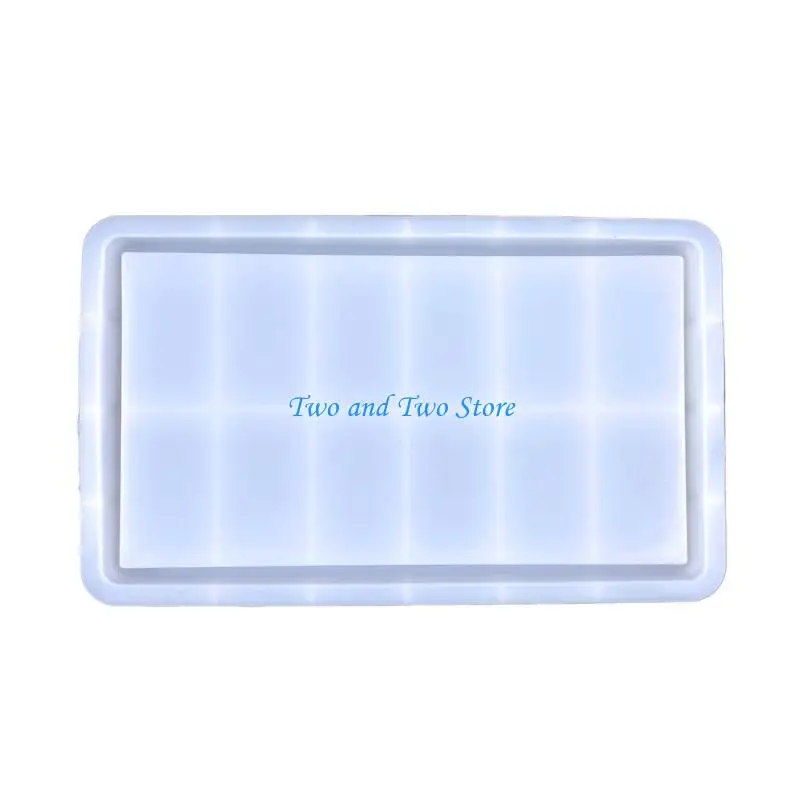 HX6F Silicone Mold for Making a Storage Container Practical Tray Creating Resin Mould