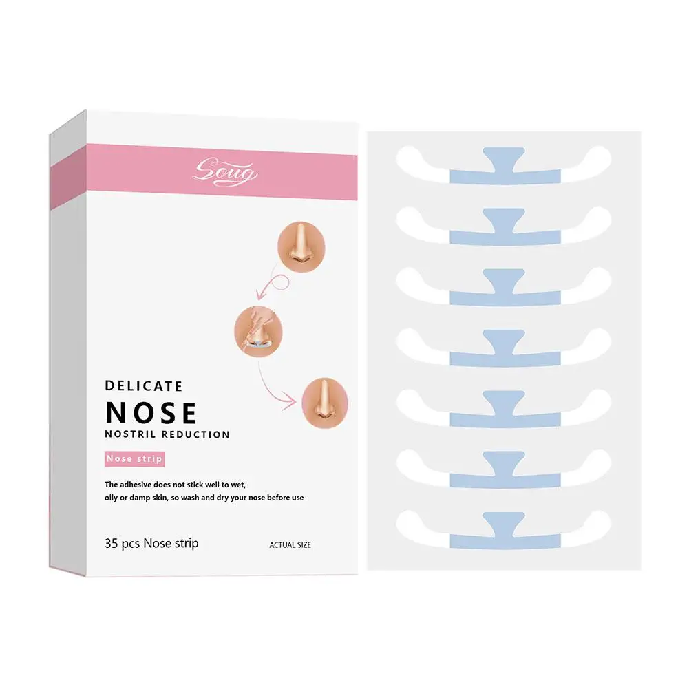 Cosplay Speciale Naso Strisce Termoretraibili Ridurre Naso Ali Naso Stretto Piccolo Naso di Bellezza Adesivi Restringente Ala Invisibile Sottile N B7U5