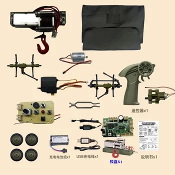 Jjrc 1:10 C8815 Rc รถอุปกรณ์เสริม Mb Scaler Willys Jeep Rtr Crawler ปีนเขาขนาดรถบรรทุกทหารโรงงานเดิมอะไหล่ของเล่น