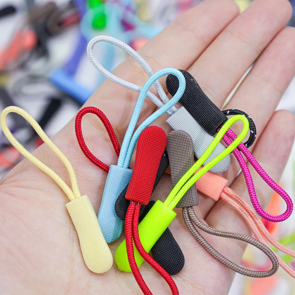 30/20/10 قطعة سستة سحب مجتذب نهاية صالح حبل العلامة استبدال سستة يسحب الحبل موسع للأمتعة المحافظ حقيبة السفر #2