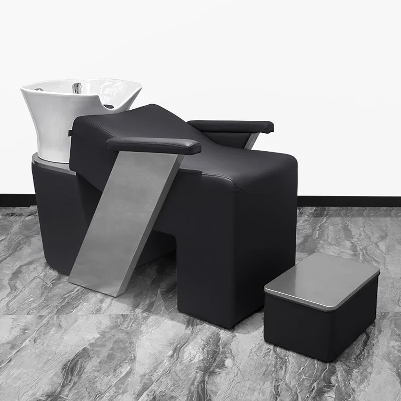 

Relaxing Comfortable Single Luxury Comfort Shampoo Chairs Lounge Move Makeup Folding Ergonomics Silla Peluqueria Salon Furniture