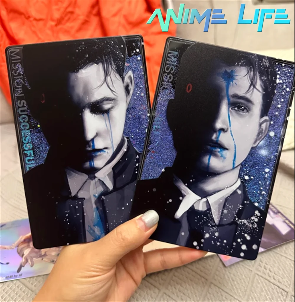 

Game Become Human Connor Quicksand Postcard Cosplay Original Kids Gift Limited