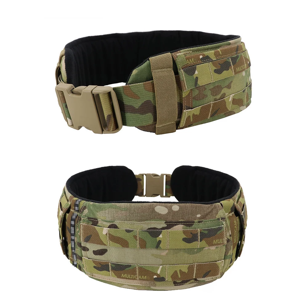 Customizable AVS Low Profile Belt Outdoor Tactical Waistband Belt Multitarn MC AOR1 BK CB