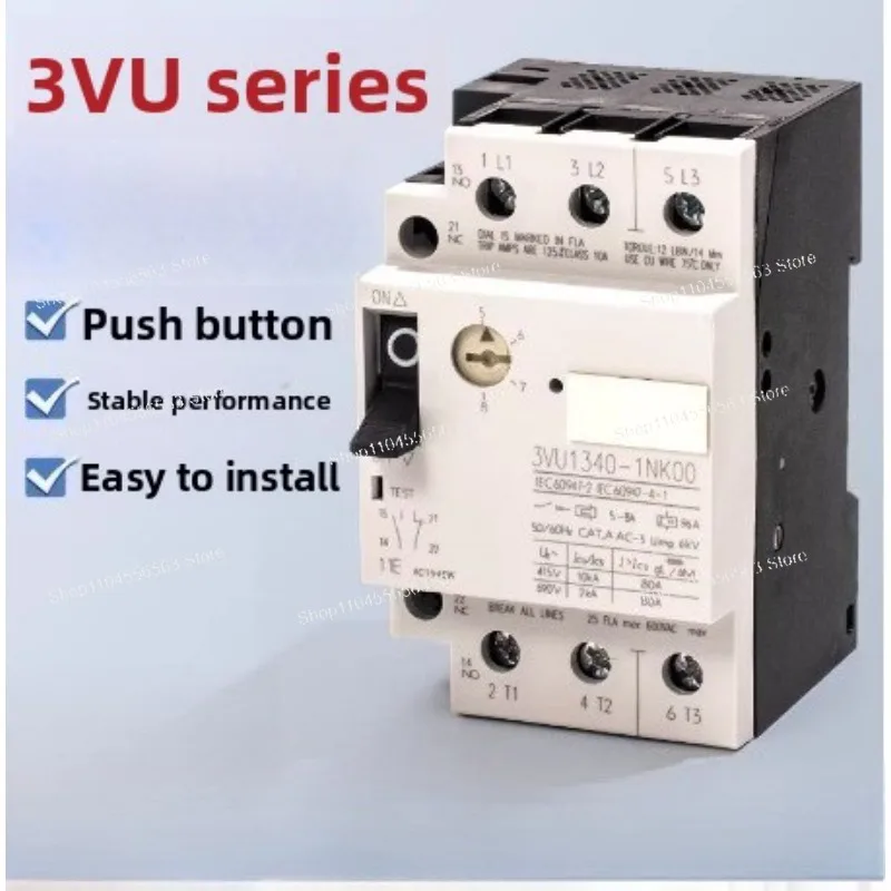 

Автоматический выключатель защиты двигателя серии 3VU, модели 1640-1LS, 1340-1ML00,1MM00,MQ,MN,MP,MR,NK