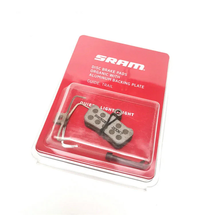 SRAM disc brake pads organic with steel backing plate   GUIDE TRAIL MTB & Road bicycle acesssories cycling