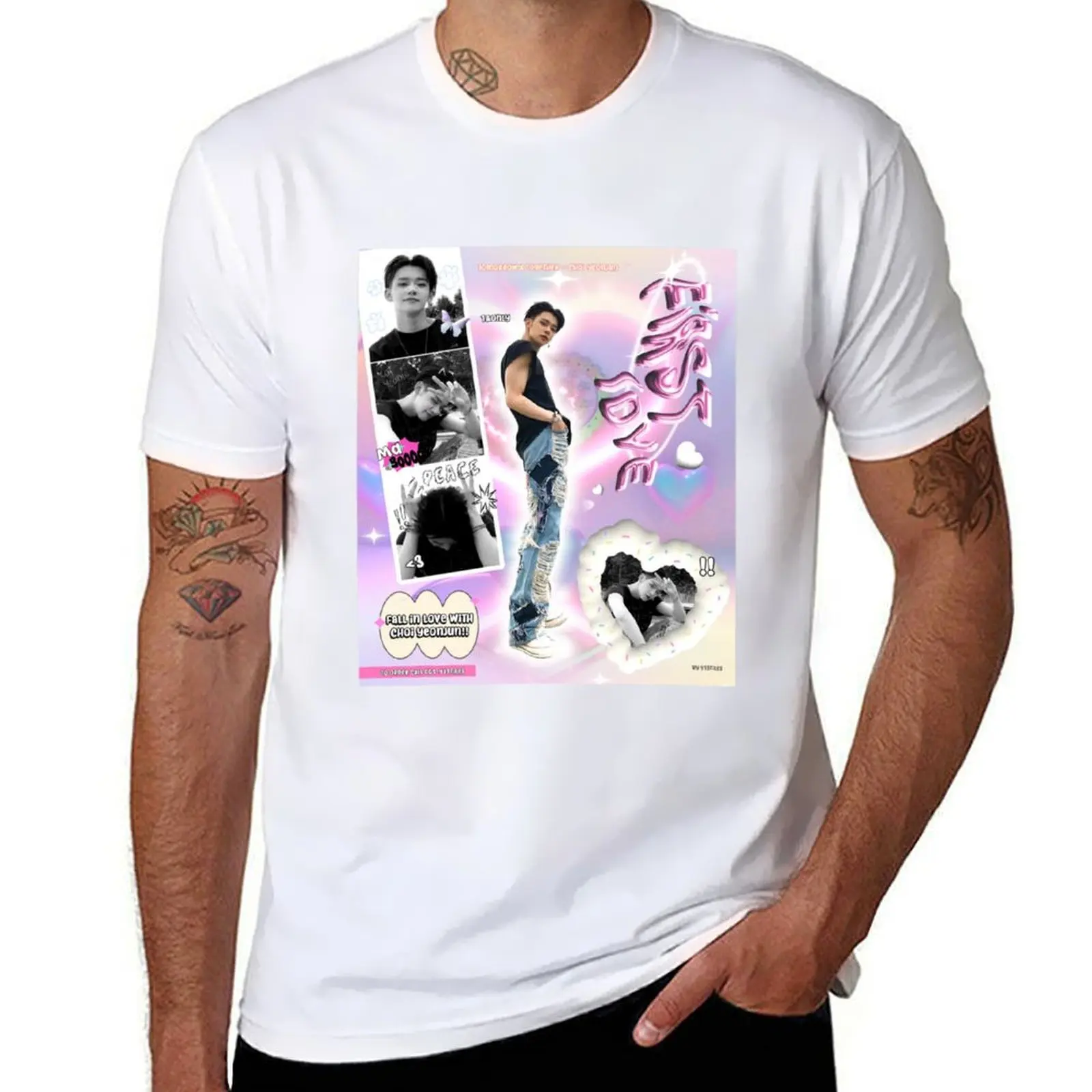 

first love - yeonjun T-Shirt funny t shirts man man tshirt T-Shirt