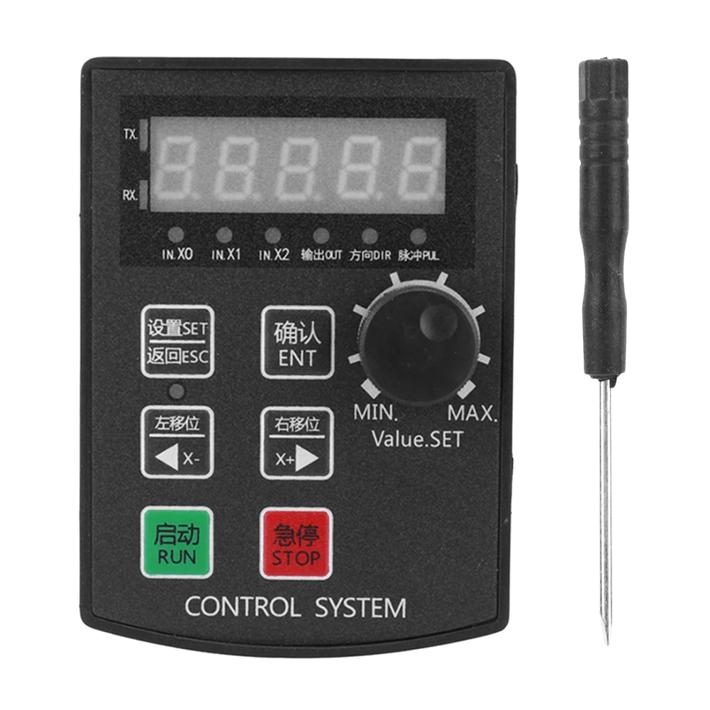 HF020 5 أرقام عرض الحد الاتصالات لوحة تحكم الحركة تيار مستمر 12 فولت-24 فولت سيرفو مسبقا وحدة التحكم لوحة نظام عدة ل CNC