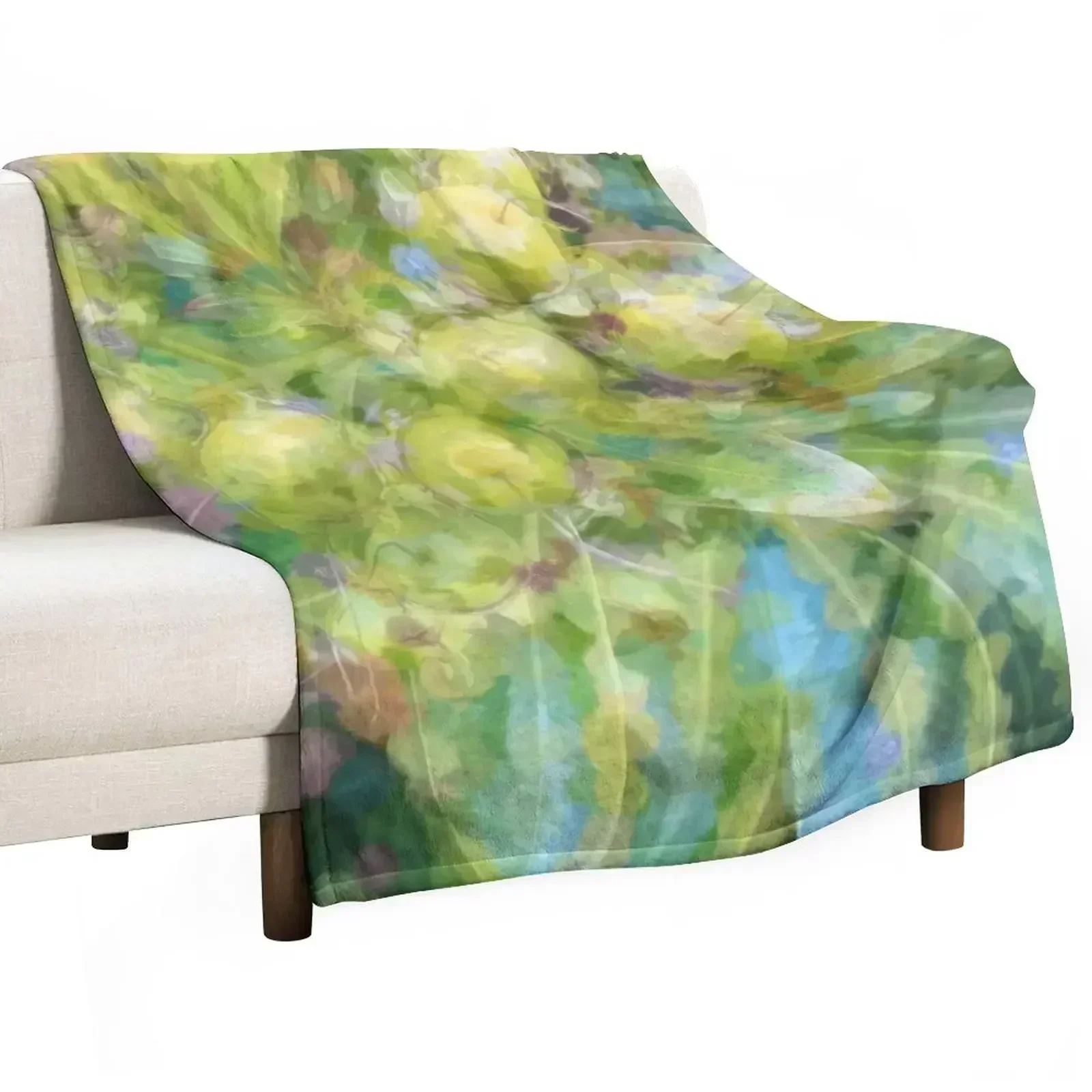 Leaf01 Throw Blanket Heavy Soft Big Soft Sofas For Decorative Sofa warm winter Blankets