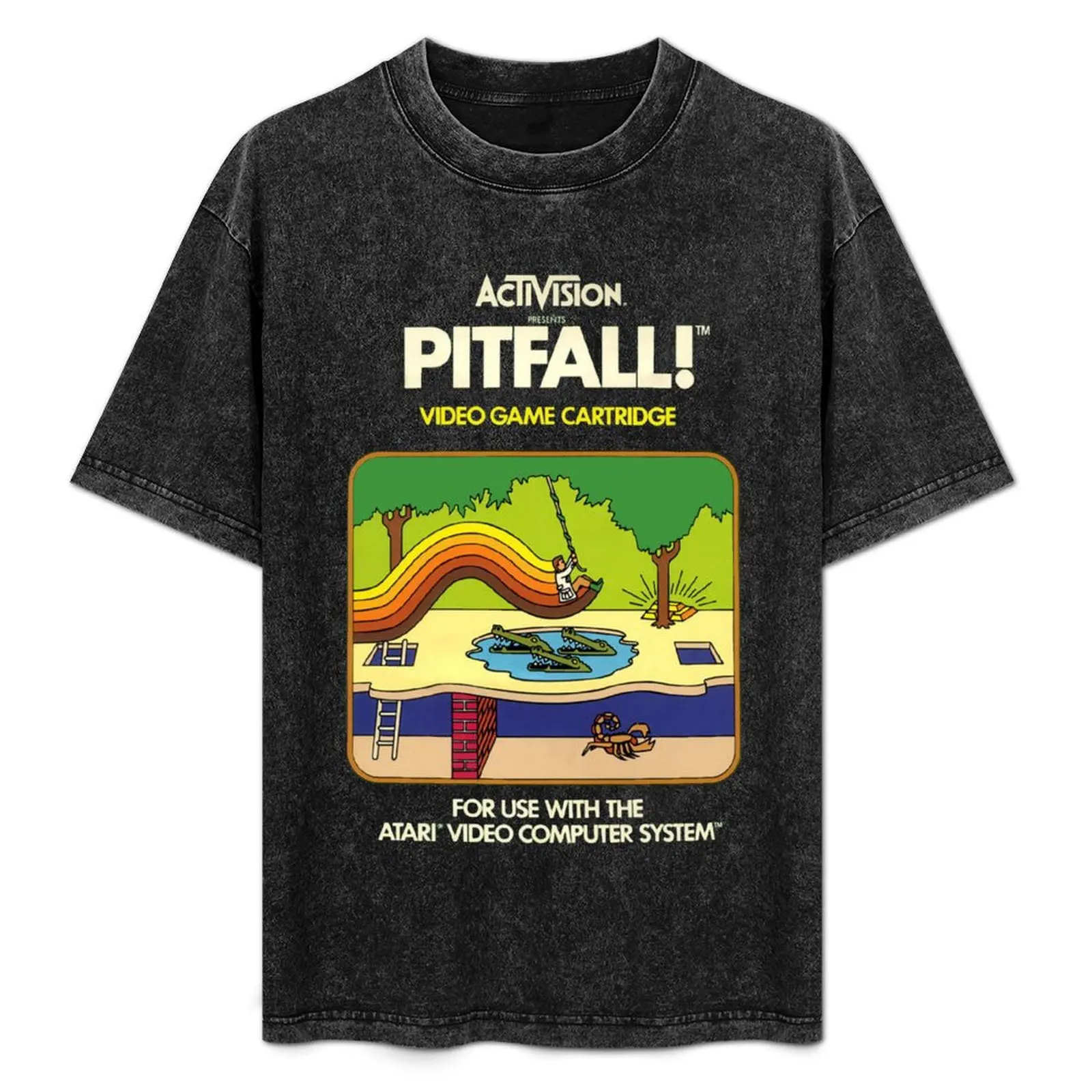 

Pitfall! T-Shirt plain basketball graphic tees men t shirts high quality