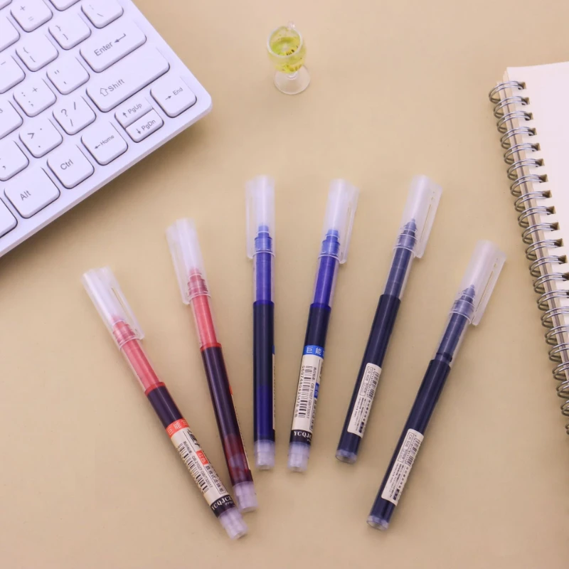 

Large Capacity Quick Drying Straight Liquid Ballpoint Student Creative Kawai Stationery Exam Brushing Office Gel Pen Wholesale
