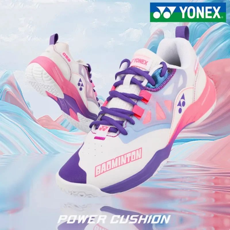 YONEX 배드민턴 신발 남성 유니섹스 SHB620 고품질 충격 흡수 통기성 미끄럼 방지 훈련 캐주얼 스포츠 테니스 스니커즈