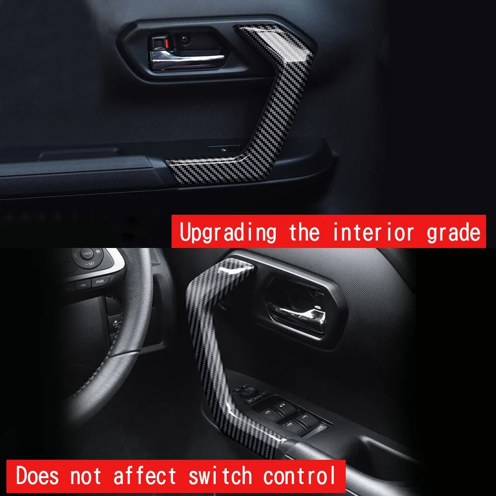 A22E-Car Door Inner Handle Panel Door Handle Panel Cover Car Door Inner Handle Panel Frame For Toyota Rise RAIZE 2021