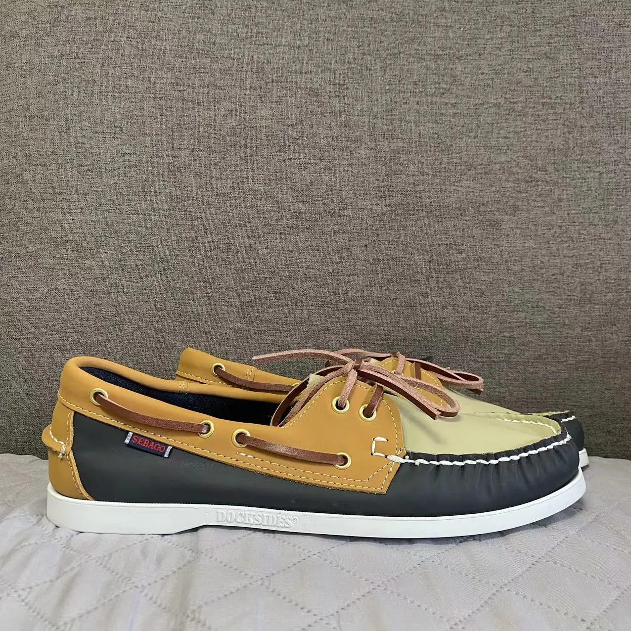 

SEBAGO 2024 Handmade Casual Genuine Leather Men Flats,Leather Men Loafers,Men Moccasin,Men Driving Shoes X560